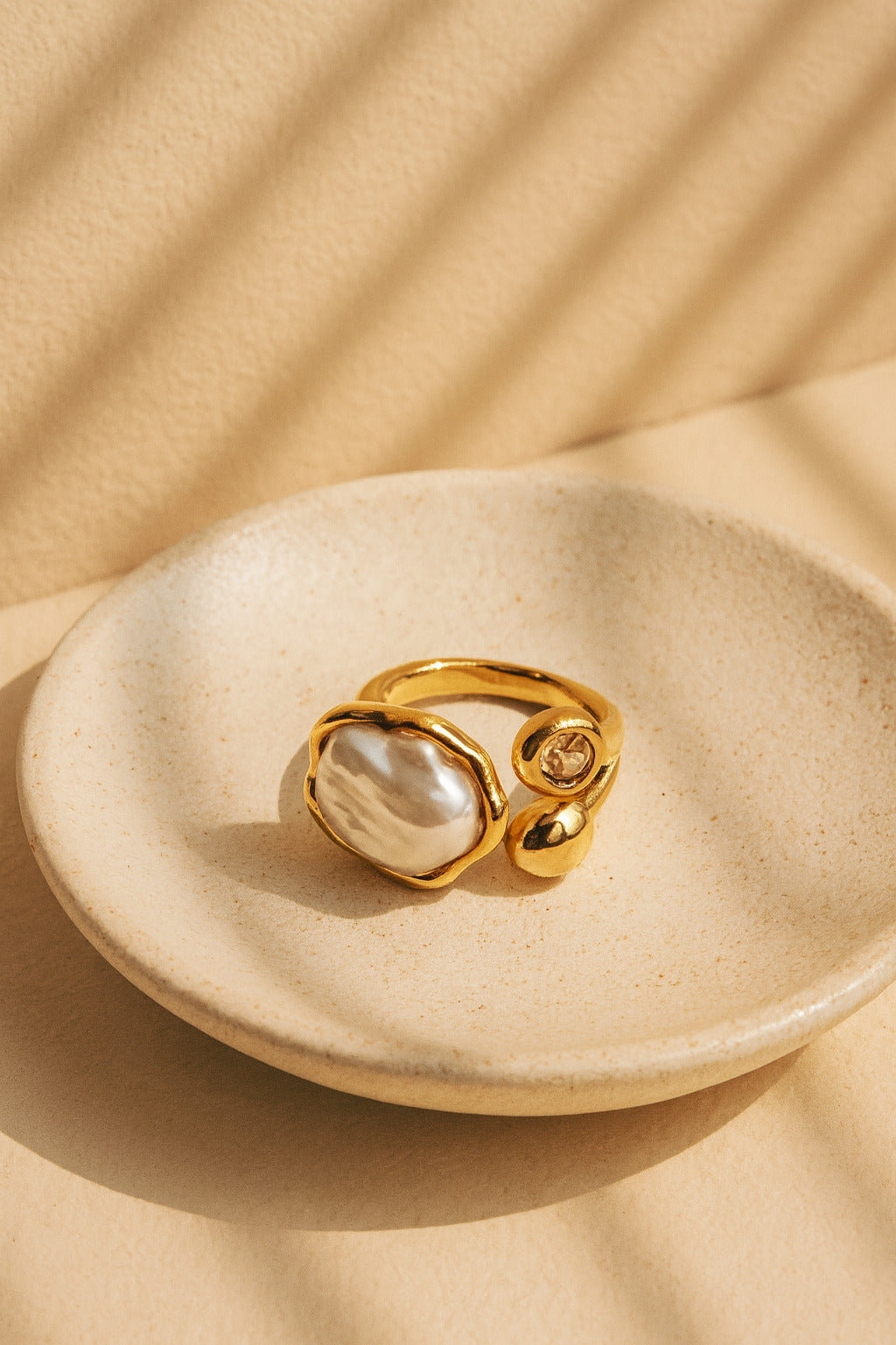 Dewdrop Pearl Ring