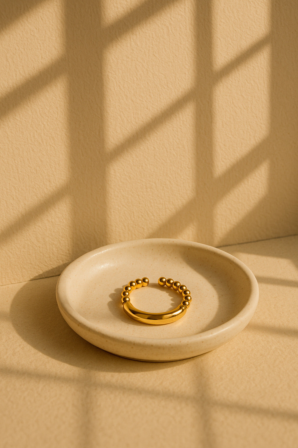 Gold Textured Ring