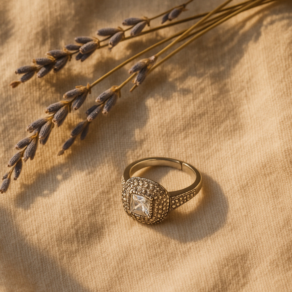 Double Halo Princess Ring