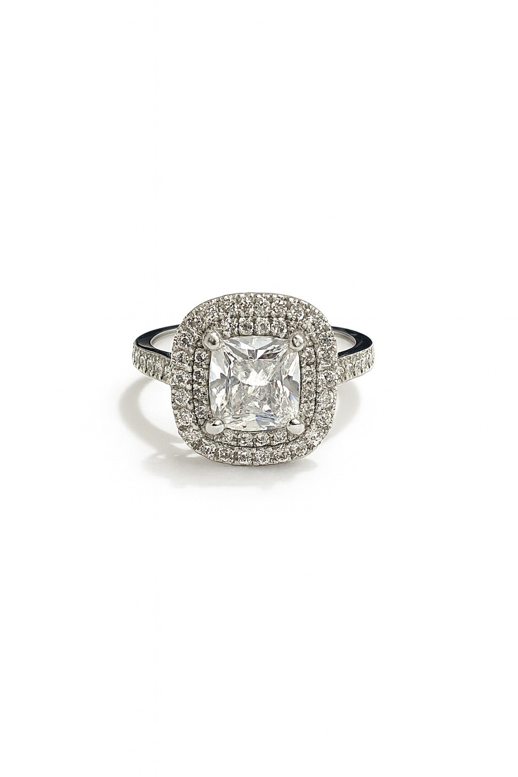 Double Halo Princess Ring