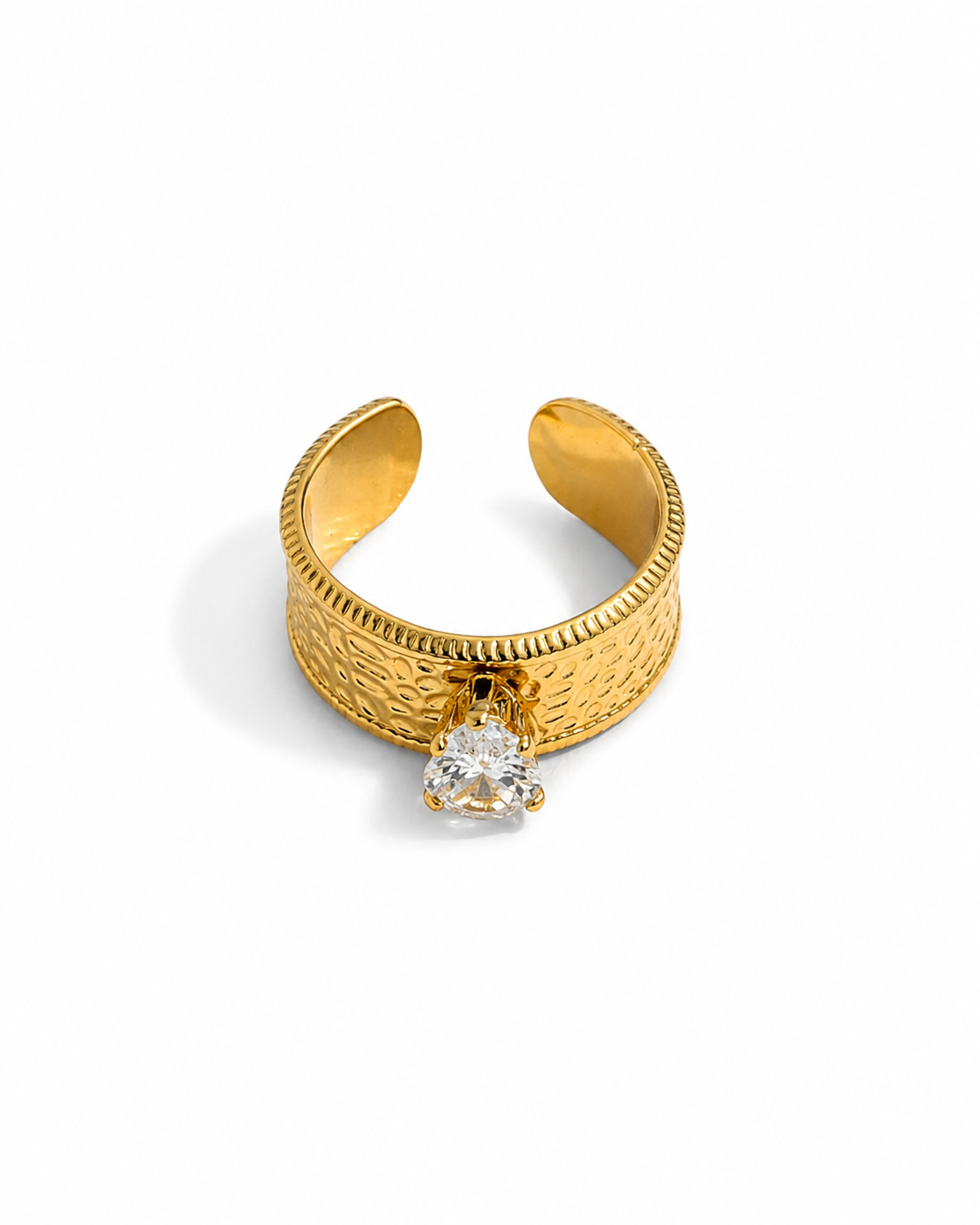Aurora Teardrop Statement Ring