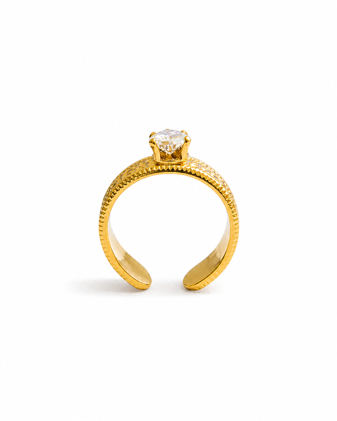 Aurora Teardrop Statement Ring