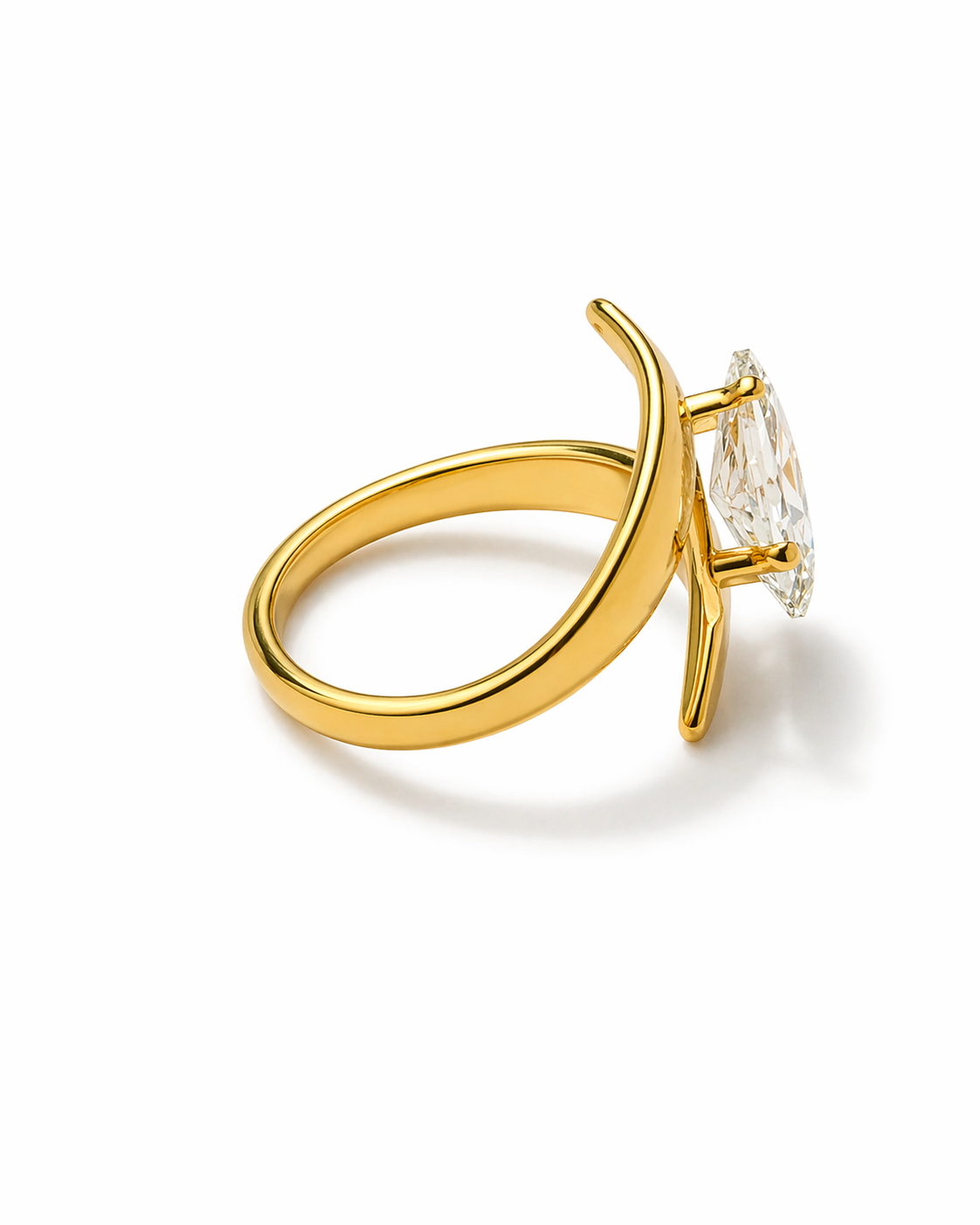 Astra Marquise Crystal Sculpted Ring