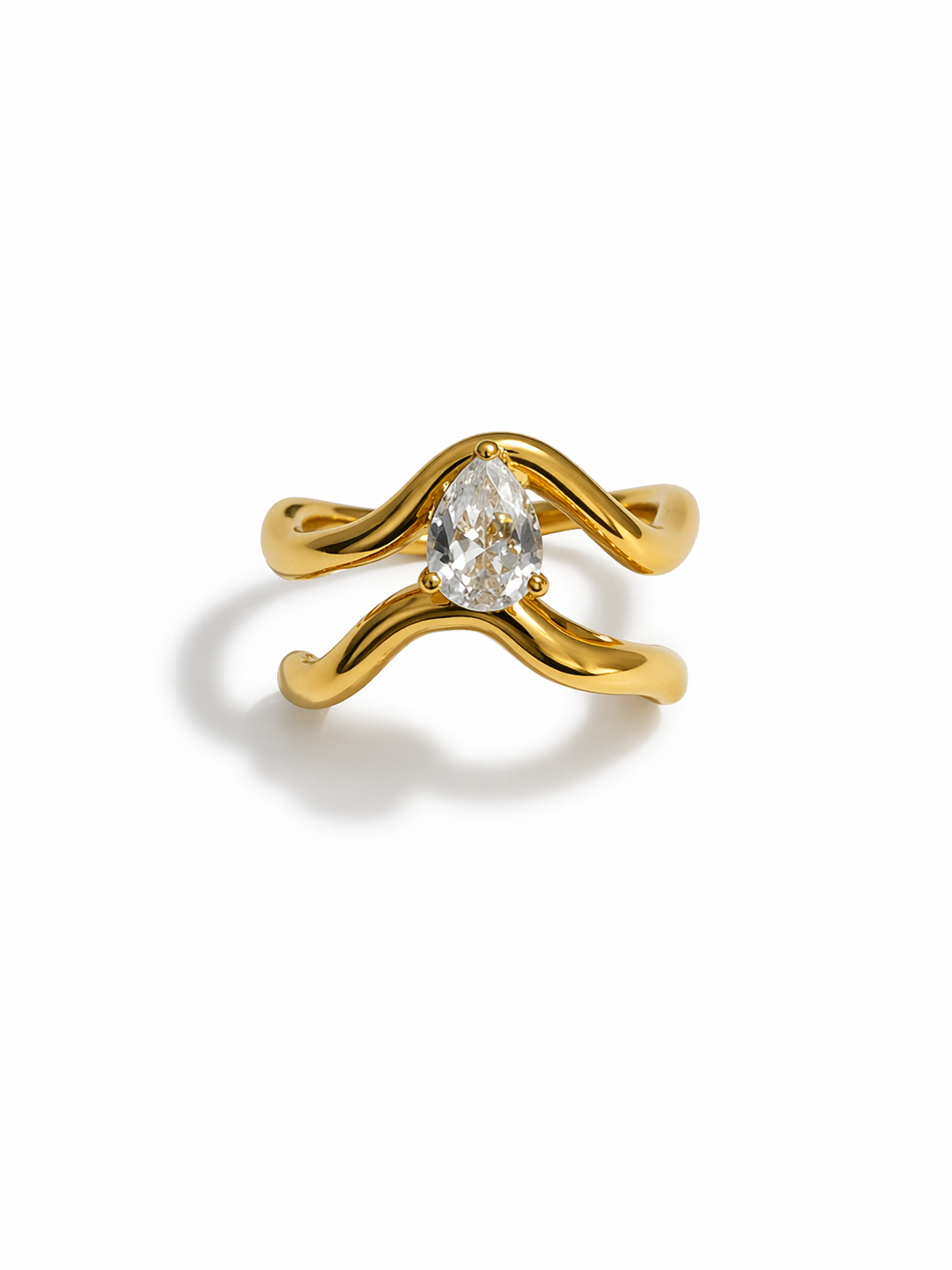Nerina Crystal Curve Minimal Ring