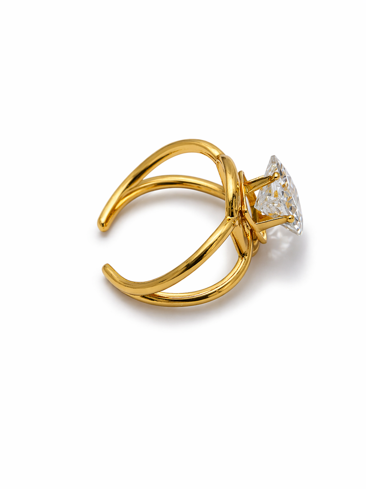 Regalia Princess Crystal Statement Ring