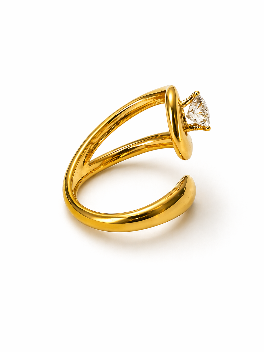 Luxe Flow Oval Wrap Ring