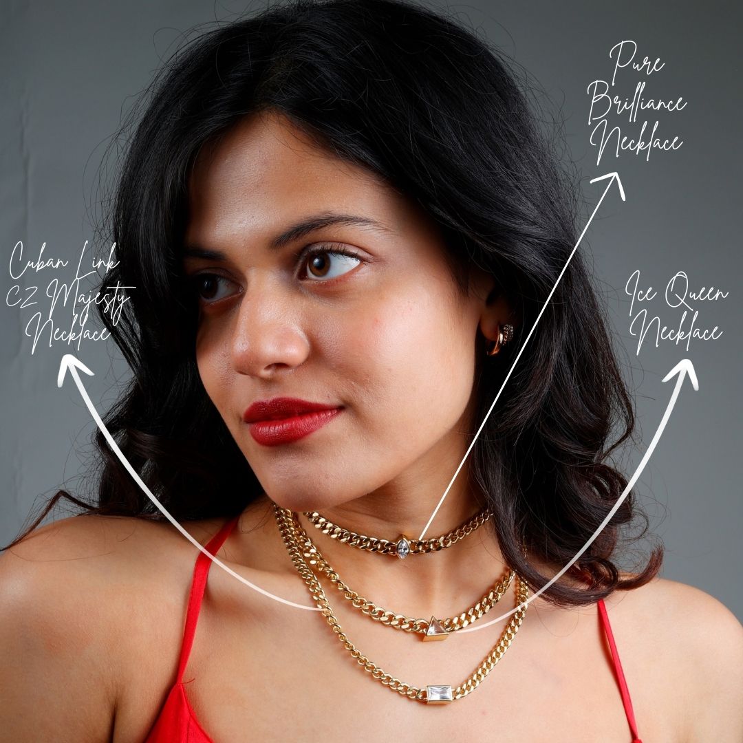 Cuban Link CZ Majesty Necklace - 18K Gold Plated - ISHI New York