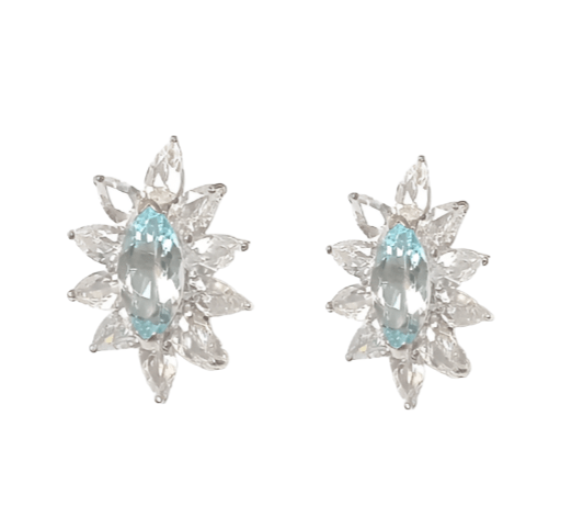 Skylight Sparkler Earrings - 925 Sterling Silver - ISHI New York