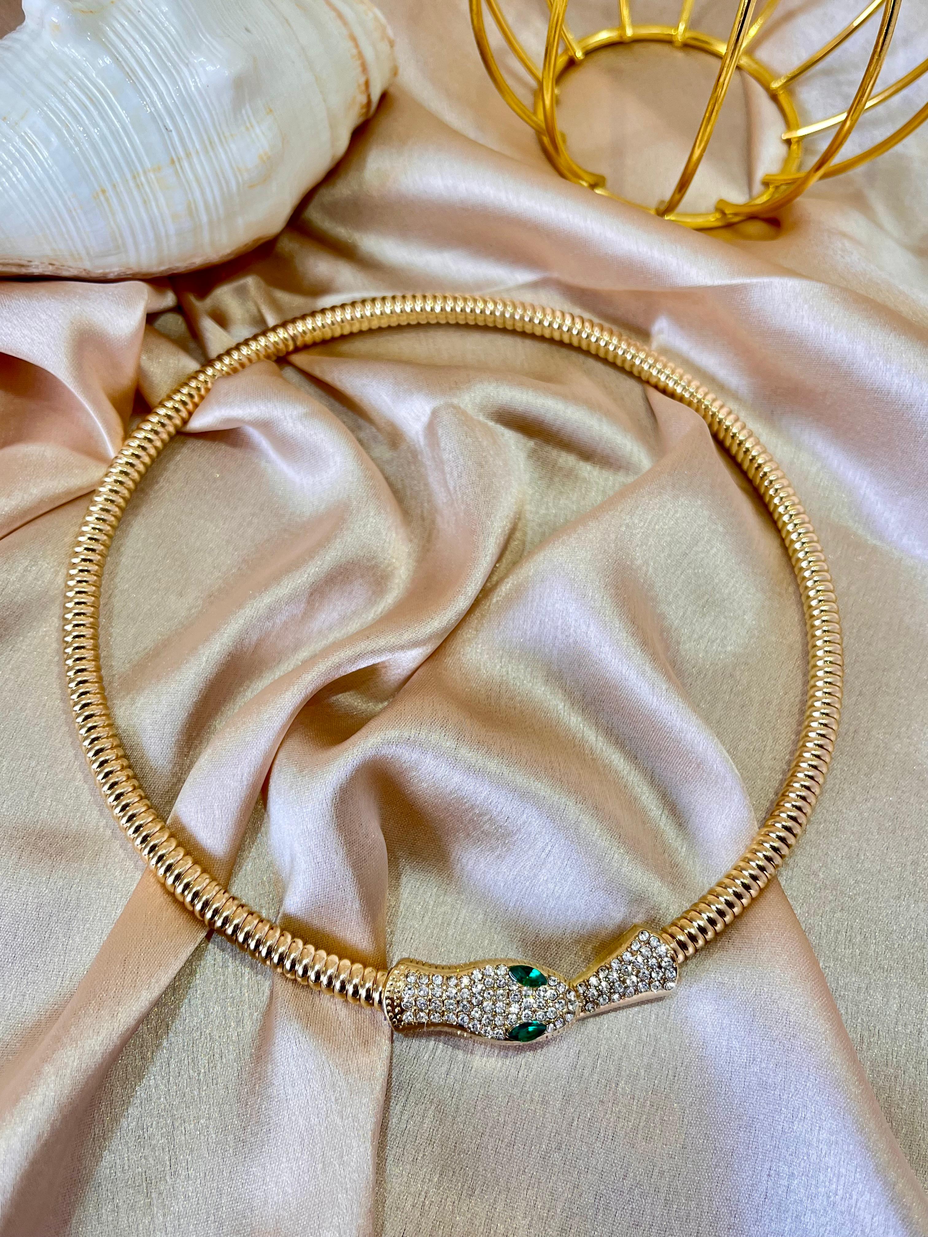 Crystal Snake Choker - ISHI New York