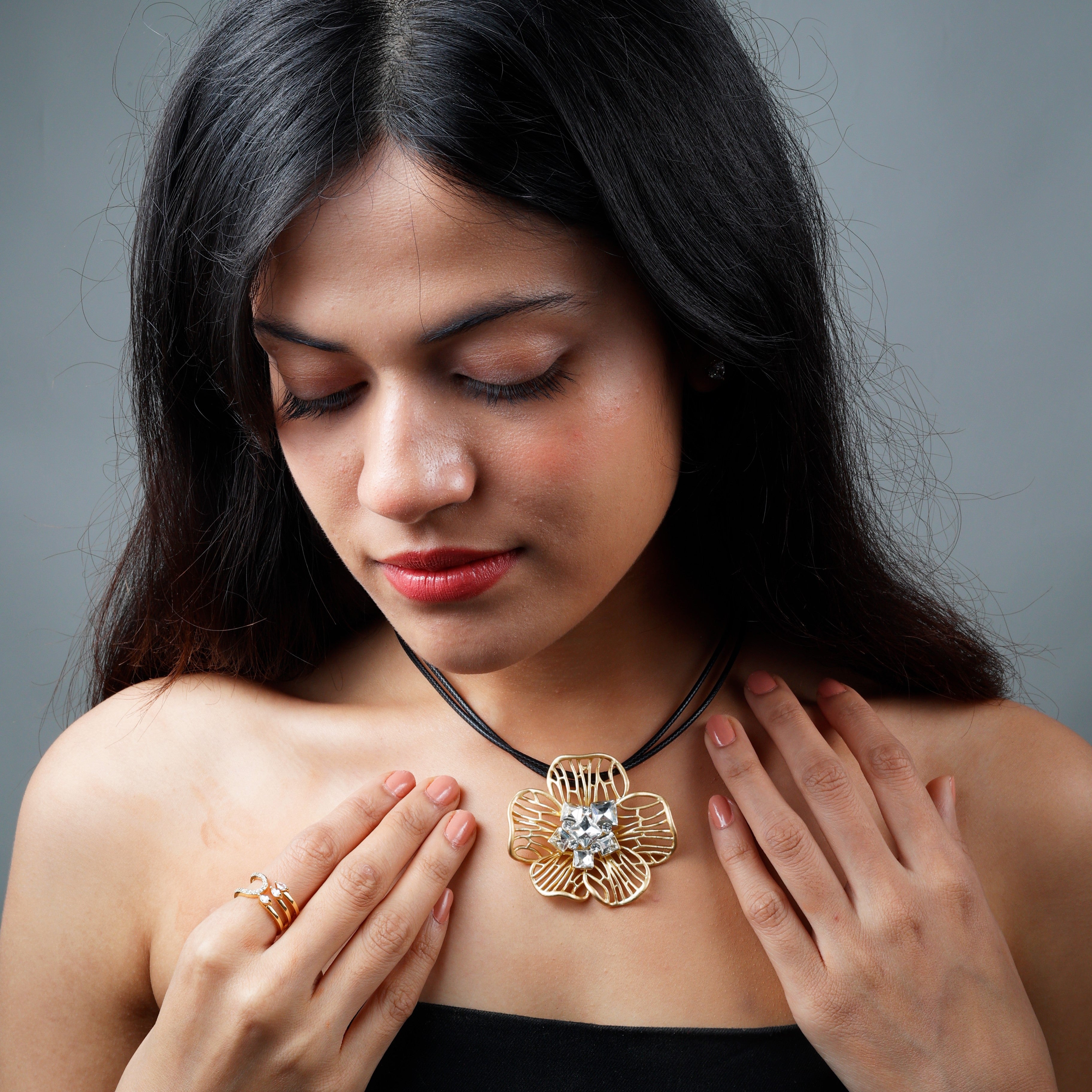 Gilded Petals Necklace - ISHI New York