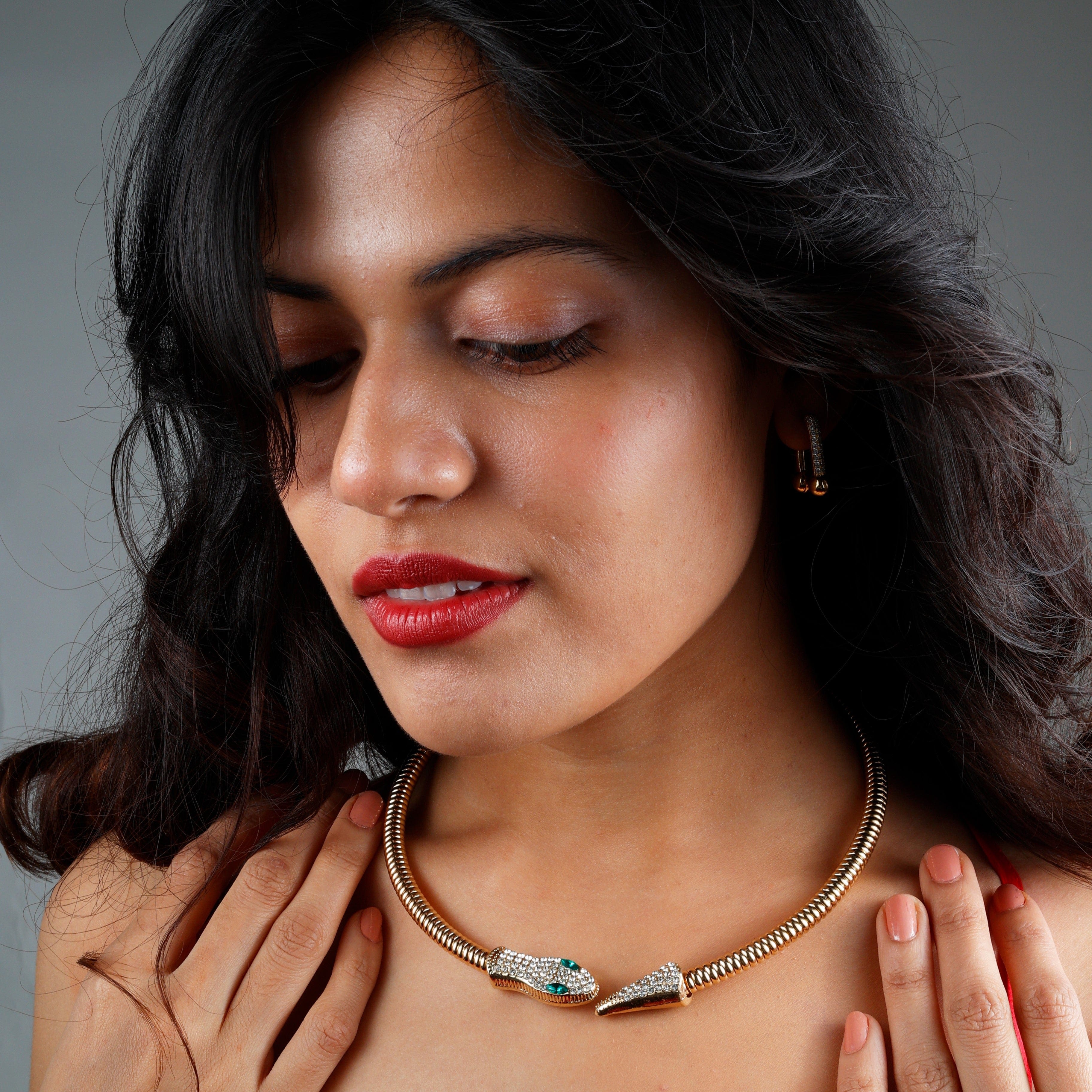 Crystal Snake Choker - ISHI New York