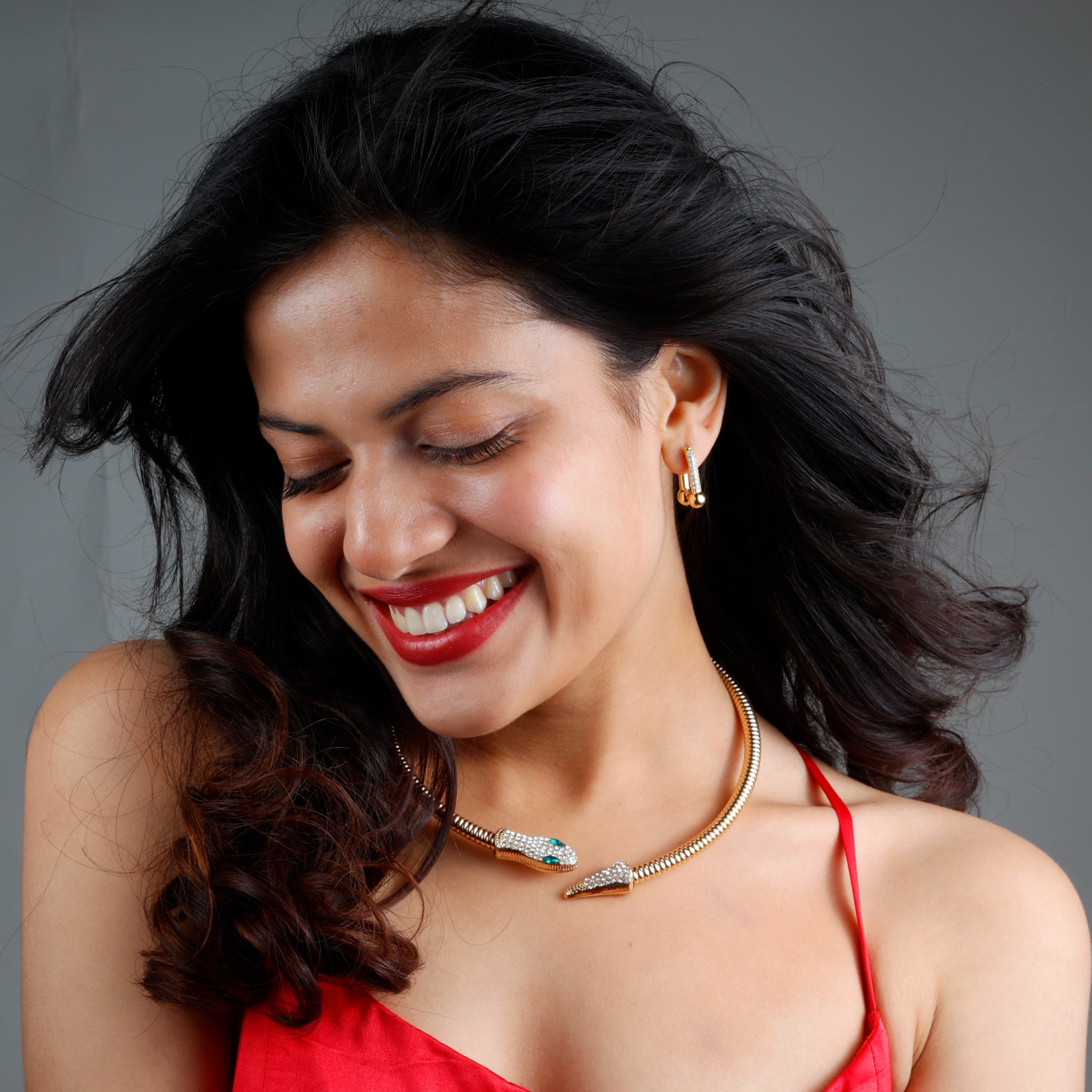 Crystal Snake Choker - ISHI New York