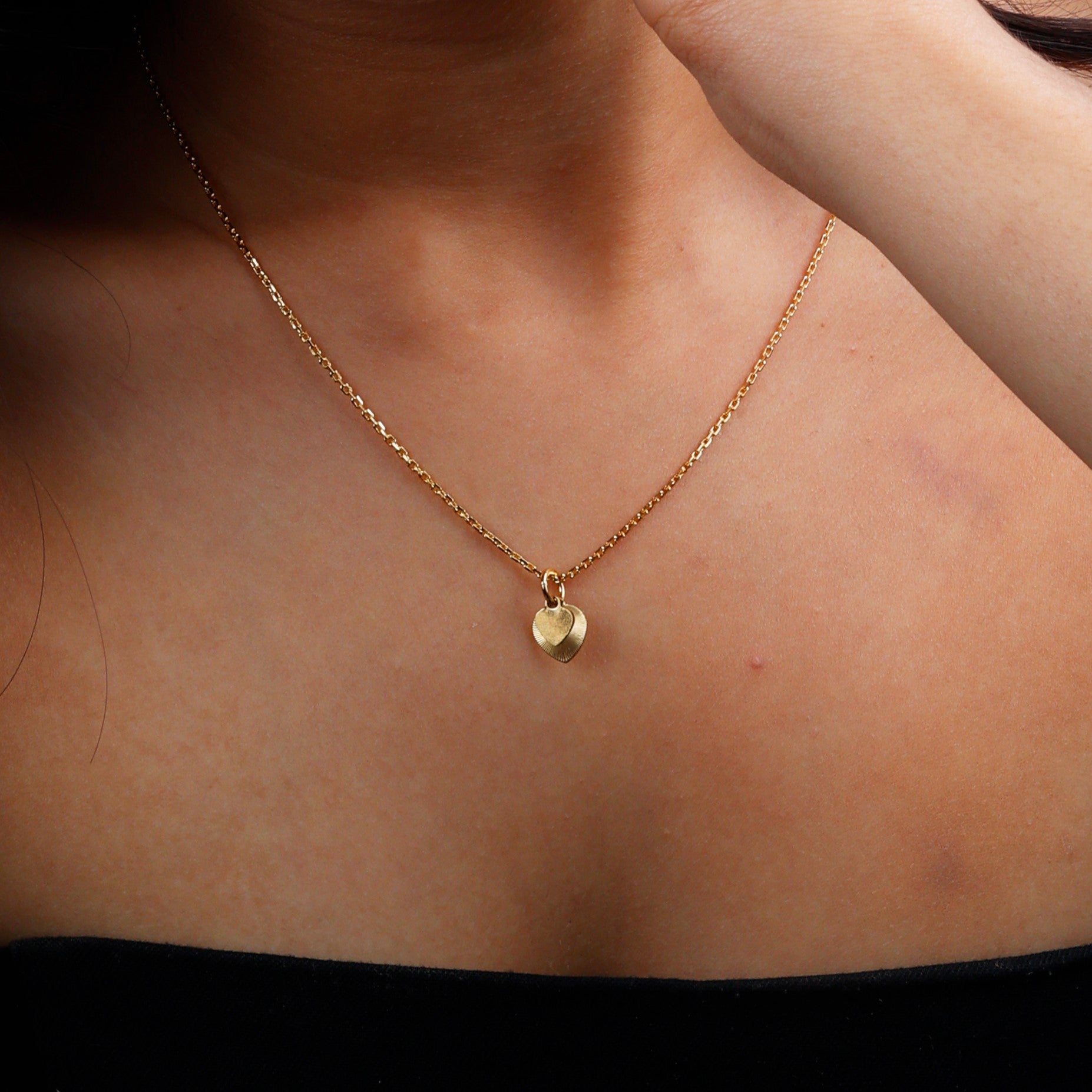 Sweetheart Charm Necklace - 18K Gold Plated - ISHI New York