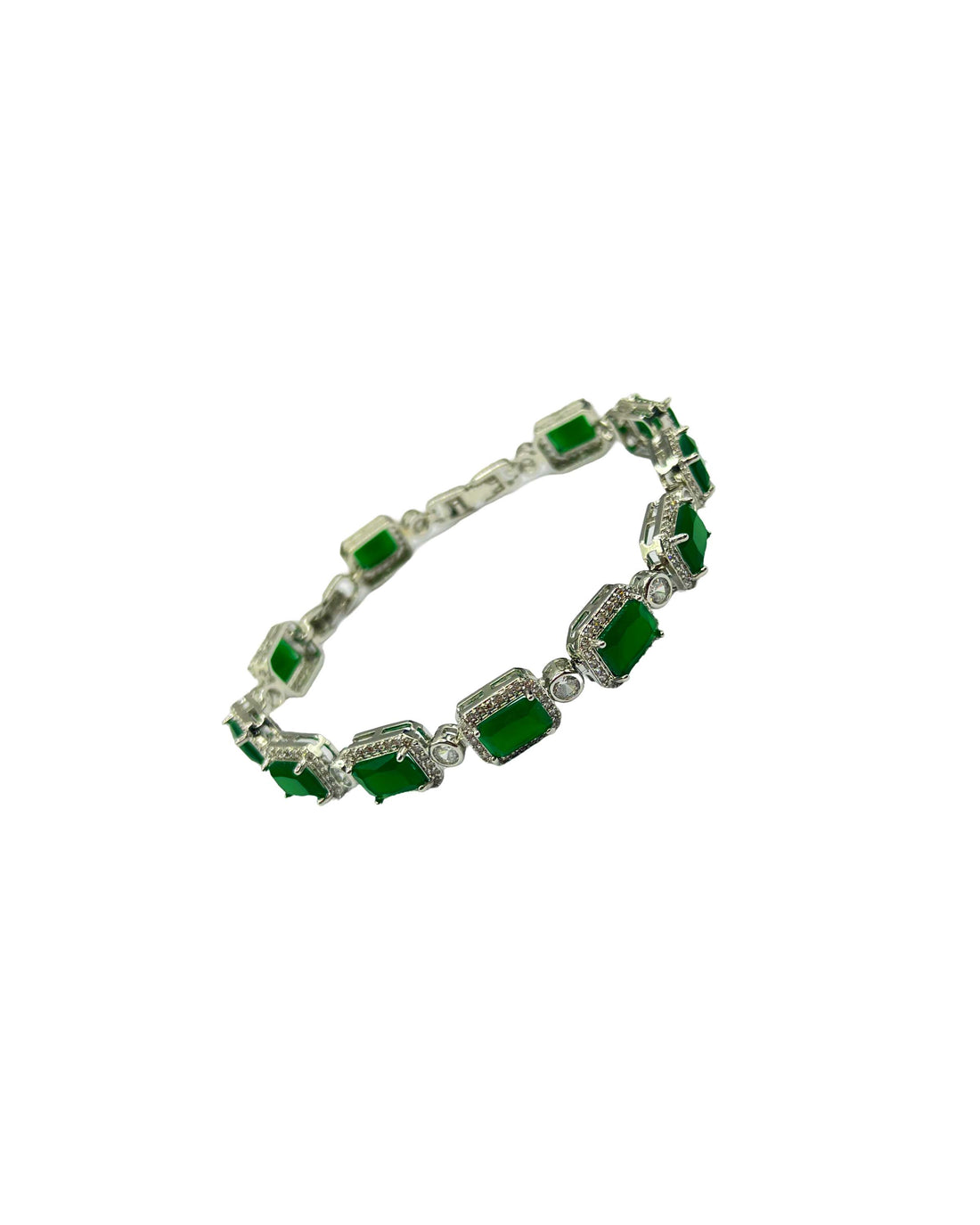 Green CZ Luxe Bracelet