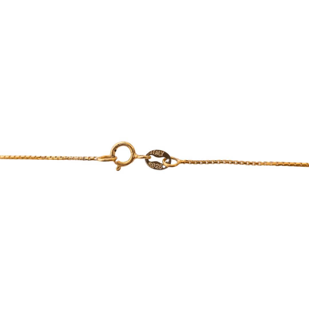 Golden Dew Diamond Necklace - 925 Sterling Silver - ISHI New York