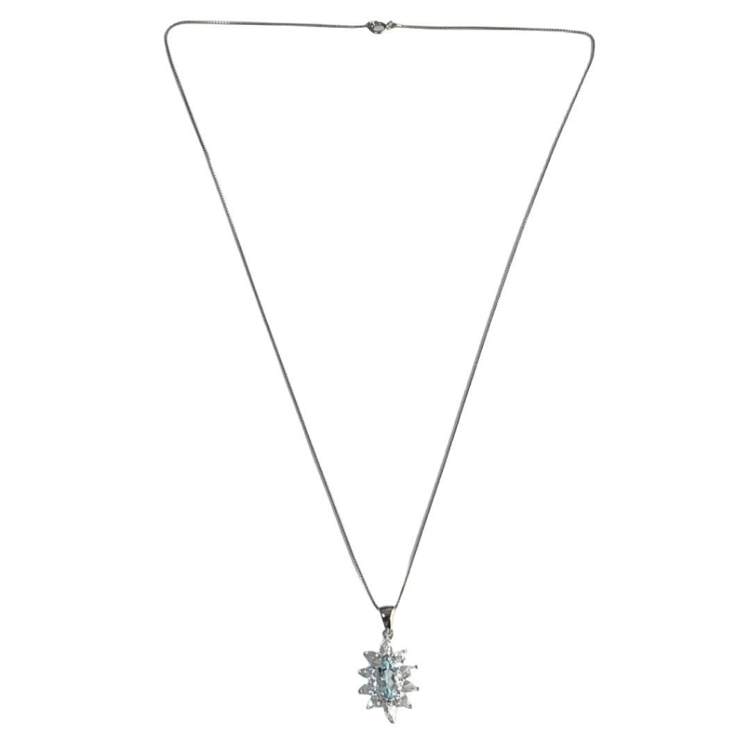 Skylight Sparkler Necklace - 925 Sterling Silver - ISHI New York