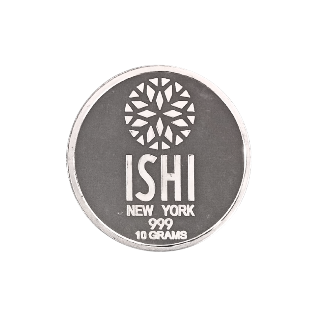 10 Gram 999 Sterling Silver Coin - ISHI New York