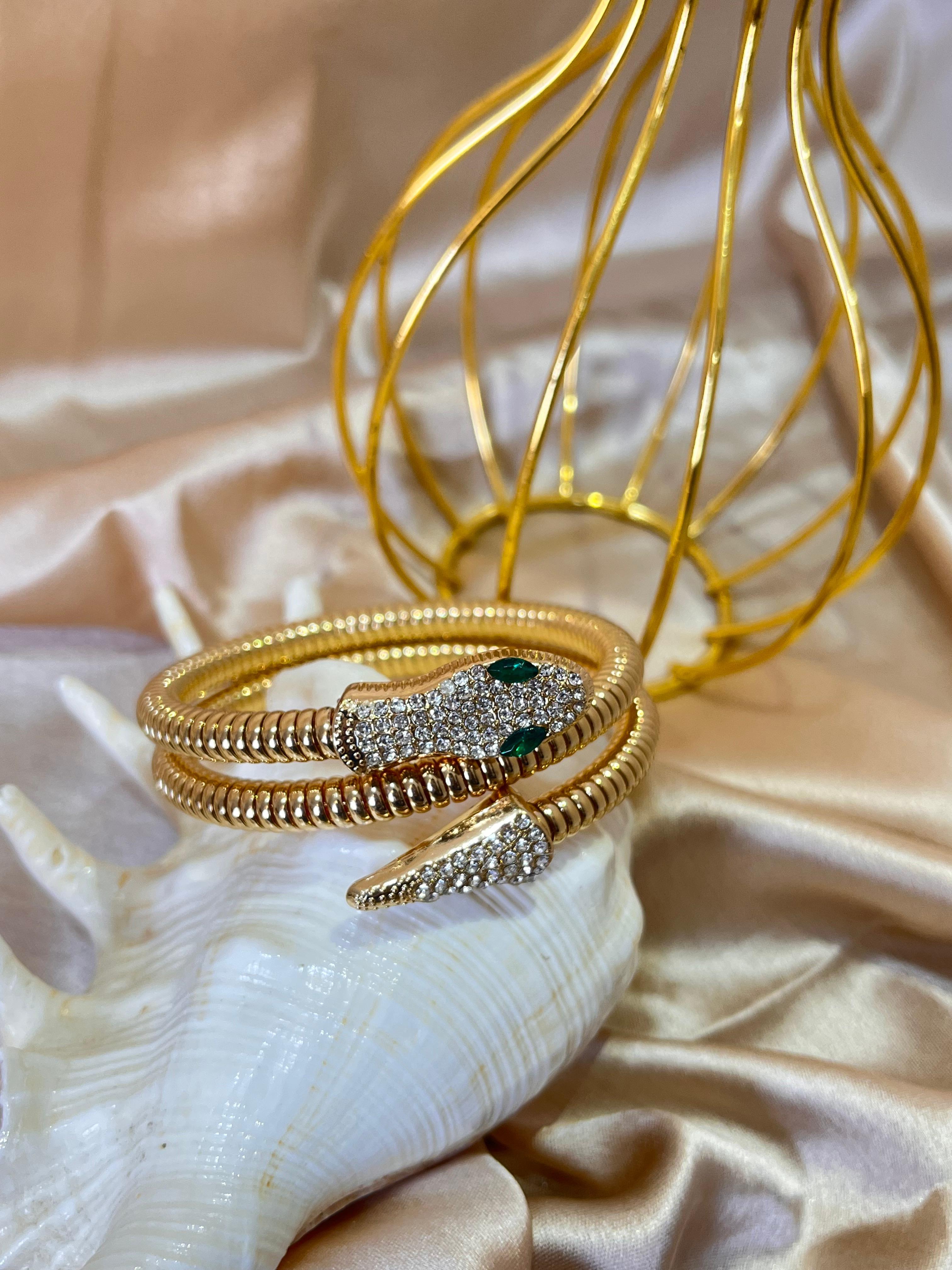 Crystal Snake Bracelet - ISHI New York