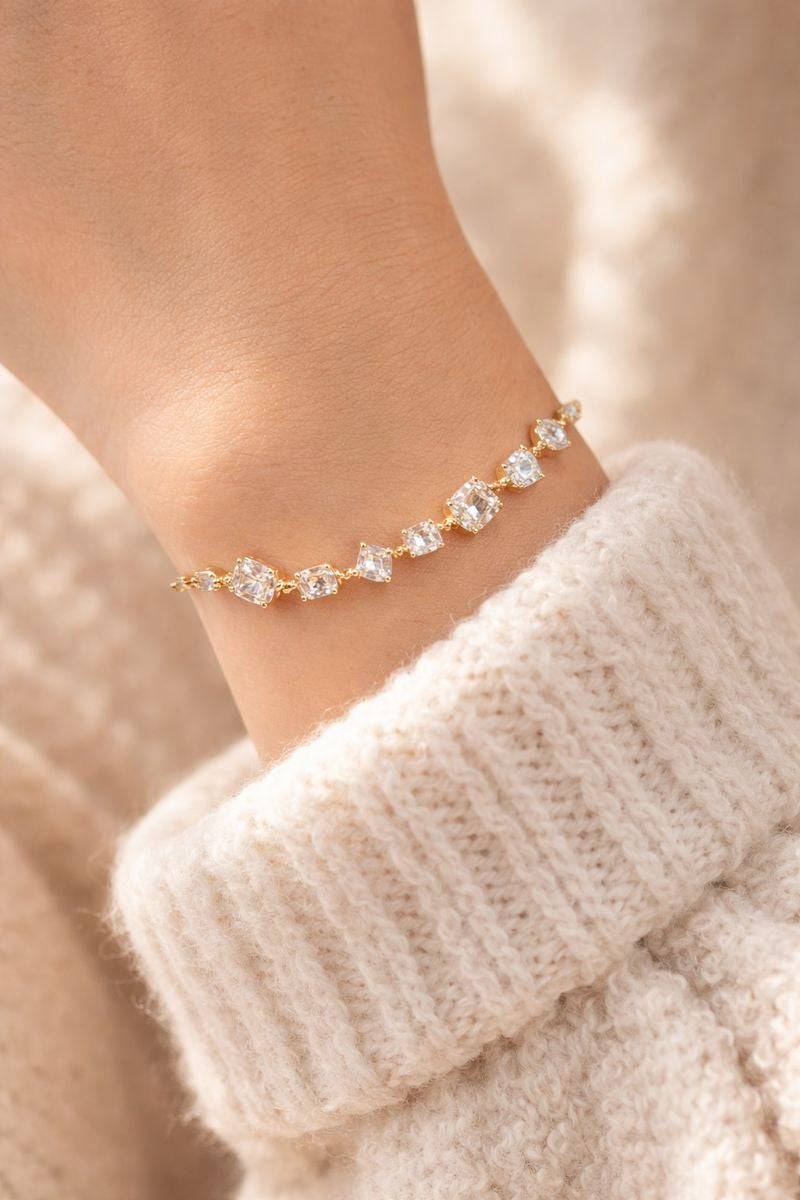 Celestial Radiance CZ Bracelet
