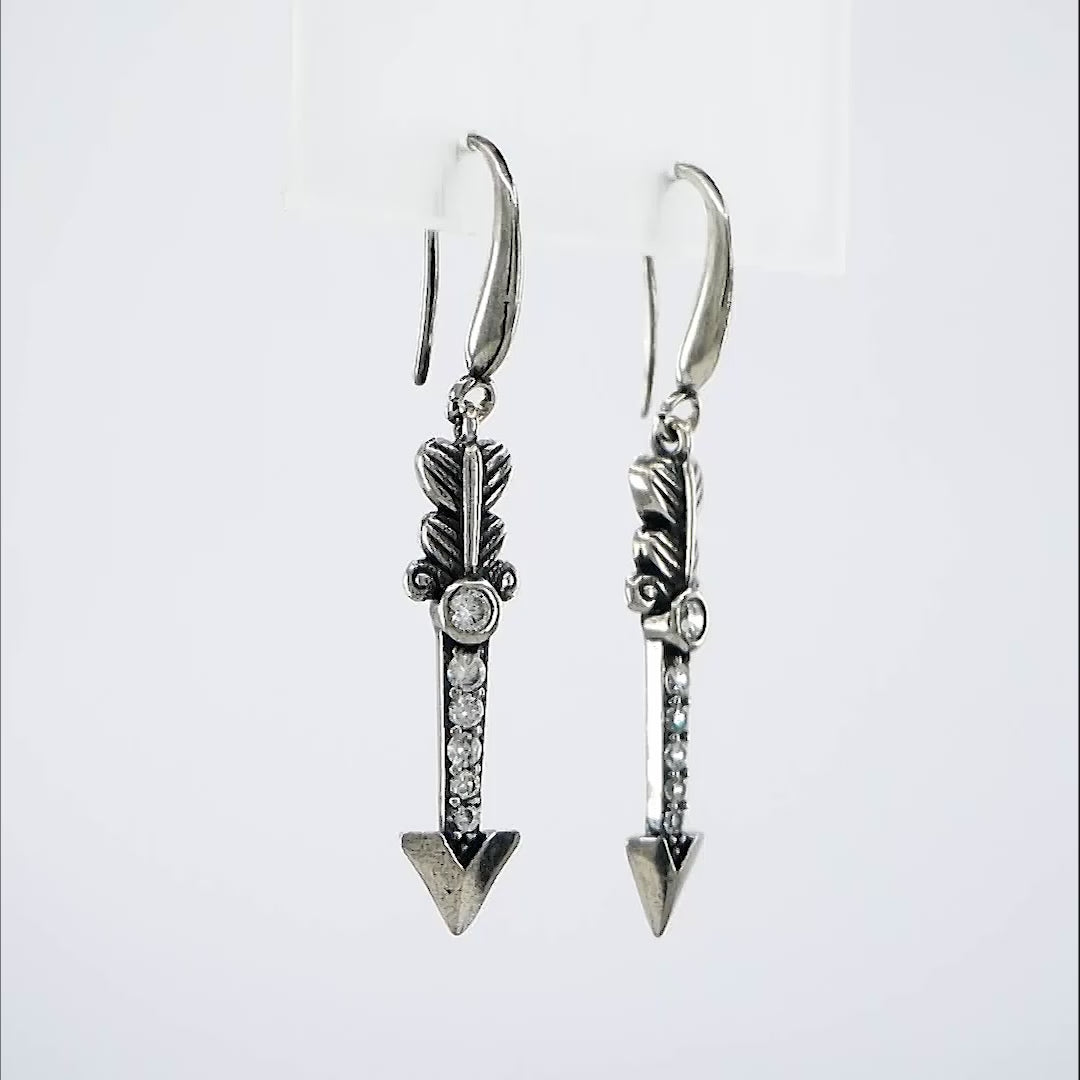 Radiant Arrow Earrings with anti-tarnish finish, hypoallergenic design, and a sleek, modern arrow shape for a stylish touch.
