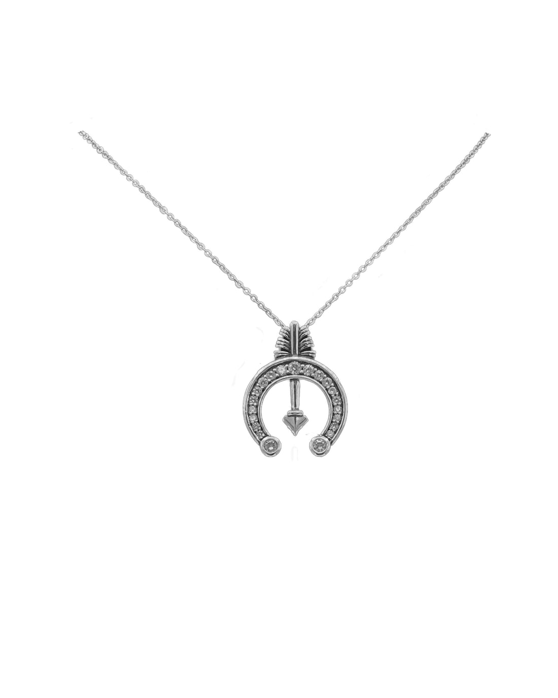 Celestial Horseshoe Pendant Necklace