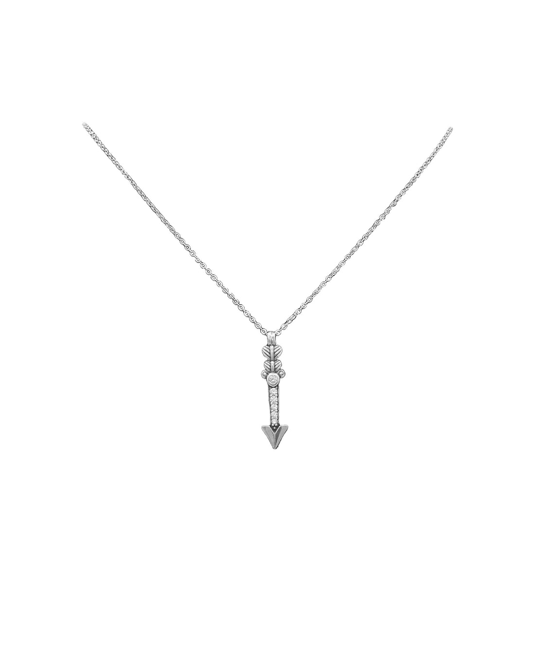 Radiant Arrow Pendant Necklace