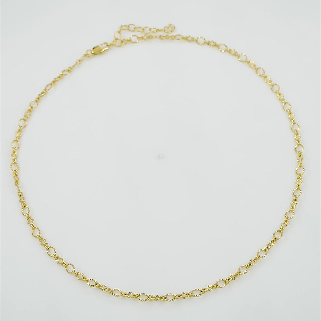 Intricate Elegance Necklace – 18K gold-plated, anti-tarnish, hypoallergenic fashion jewelry for a perfect, timeless look