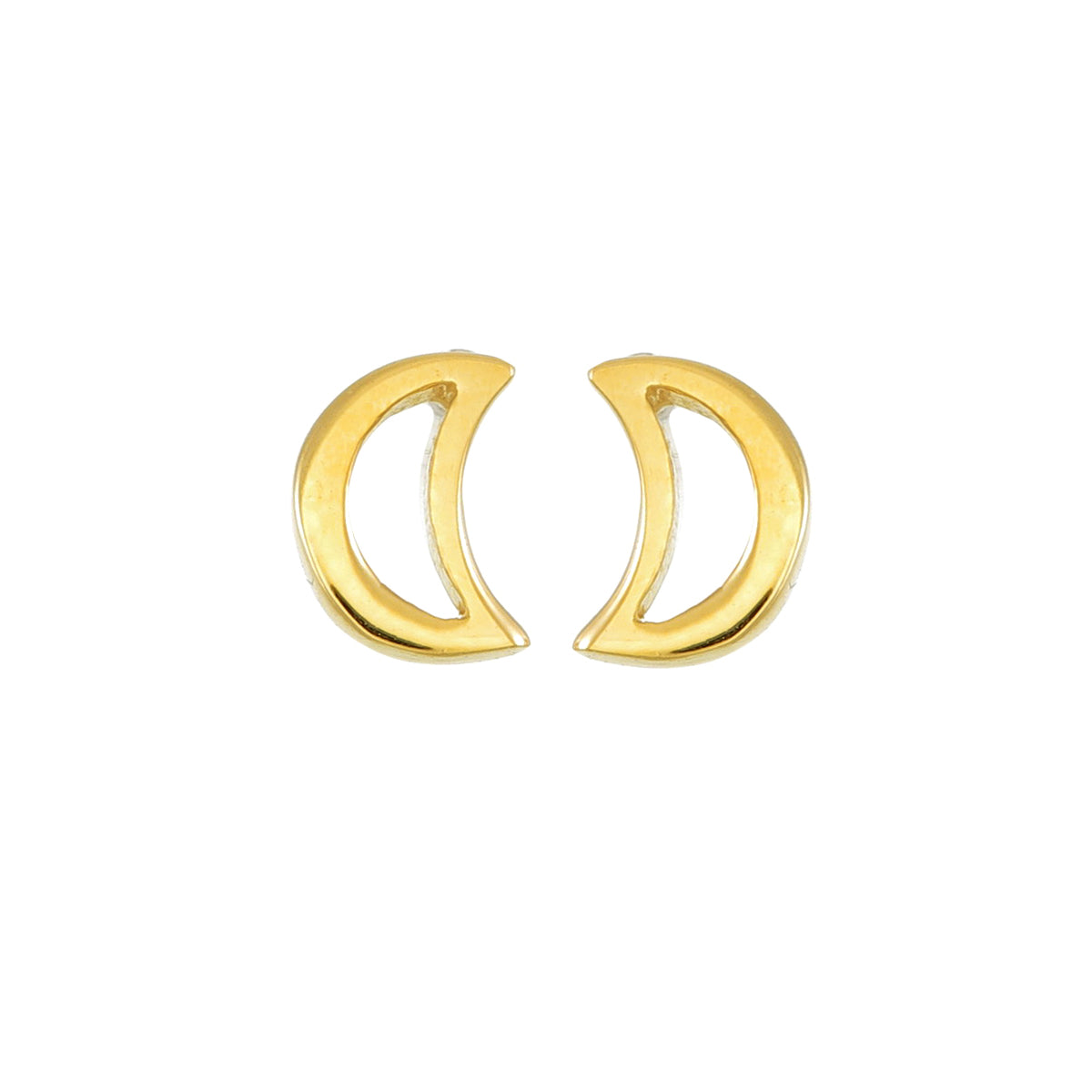 Golden Luna Earrings - 925 Sterling Silver - ISHI New York