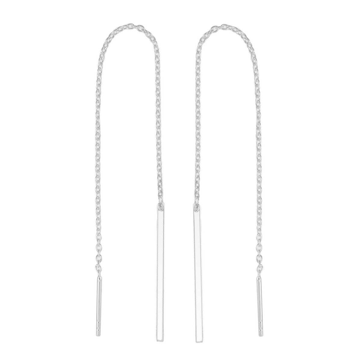 Threadbare Chic Earrings - 925 Sterling Silver - ISHI New York