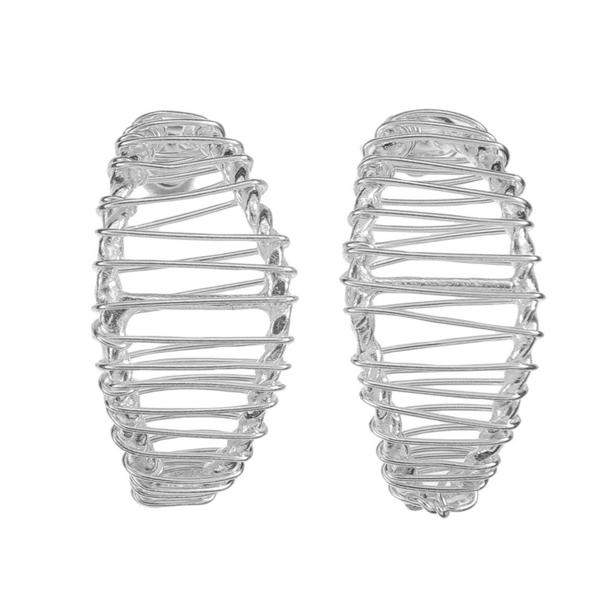 Entwined Elegance Earrings - 925 Sterling Silver - ISHI New York