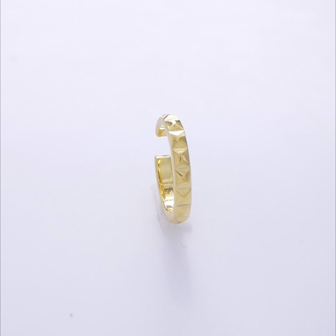 18k gold plated & 925 sterling silver